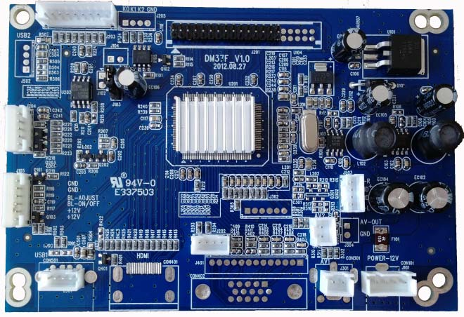 1路YPBPR1路HDMI/DVI2路USB-JX37F工业驱动板--液晶驱动