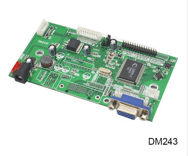 DVI驱动板，支持单双路LVDS驱动JX243F液晶驱动板