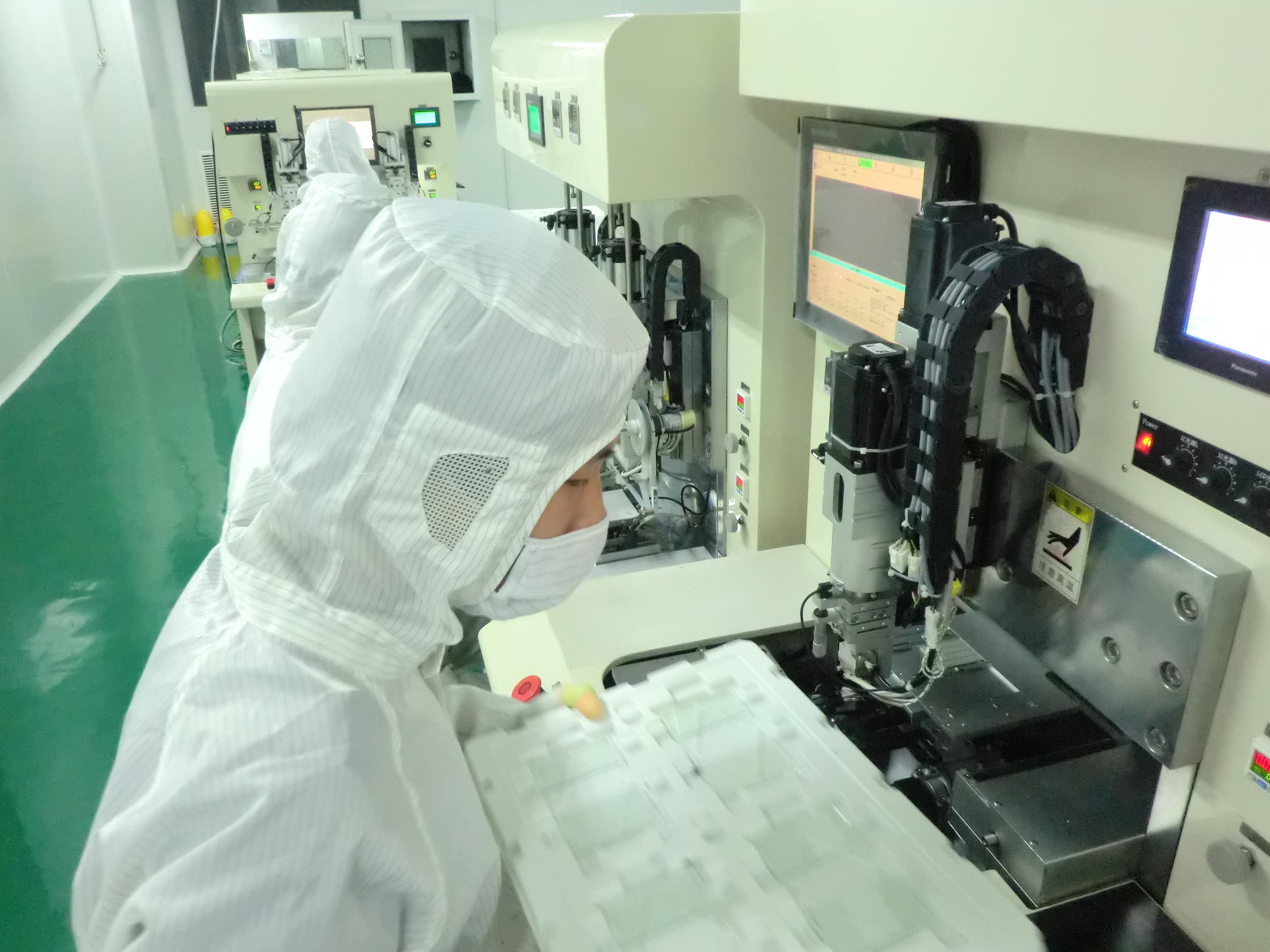 工业液晶屏生产车间_液晶显示屏-公司团队_杭州精显科技有限公司