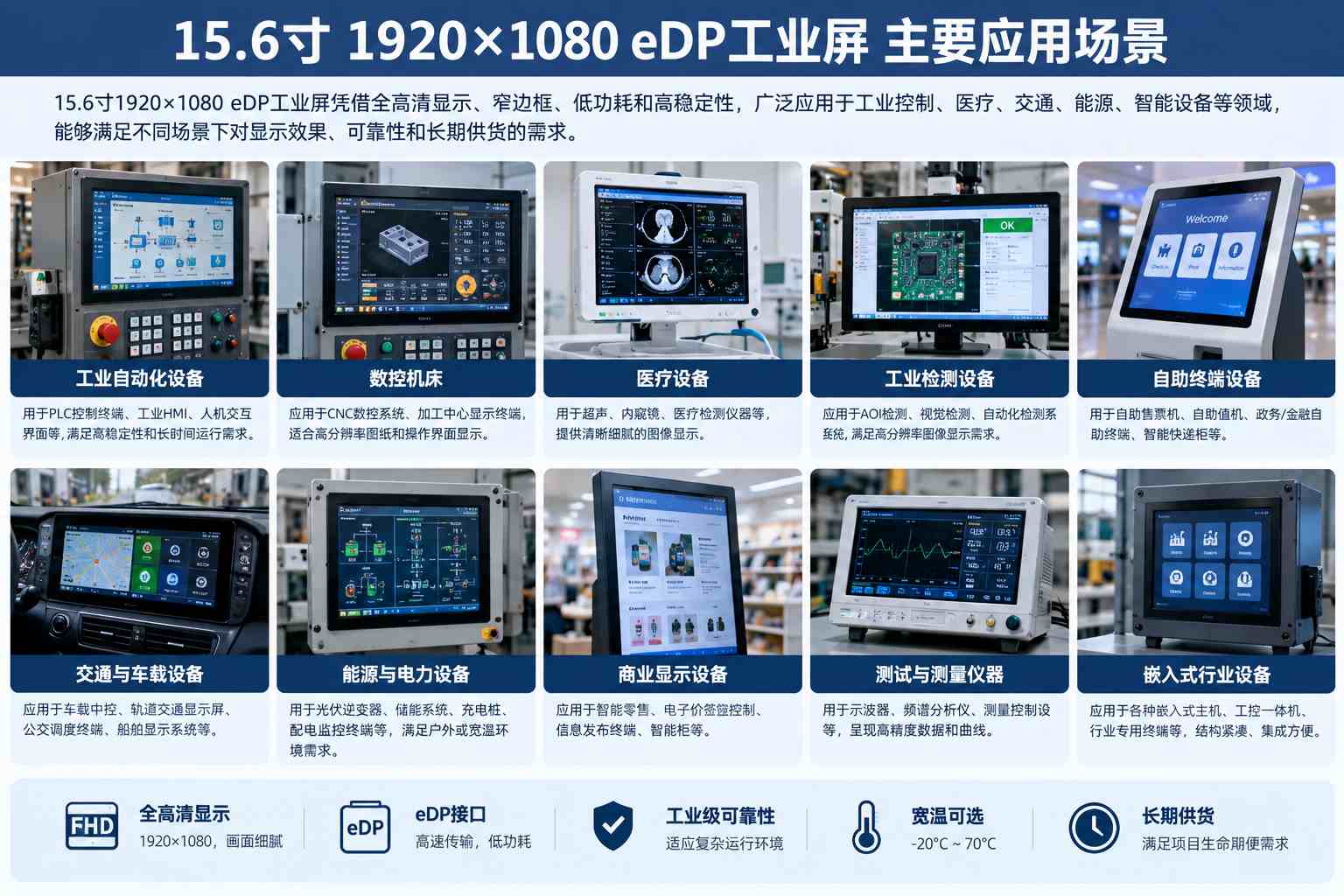 eDP工业屏