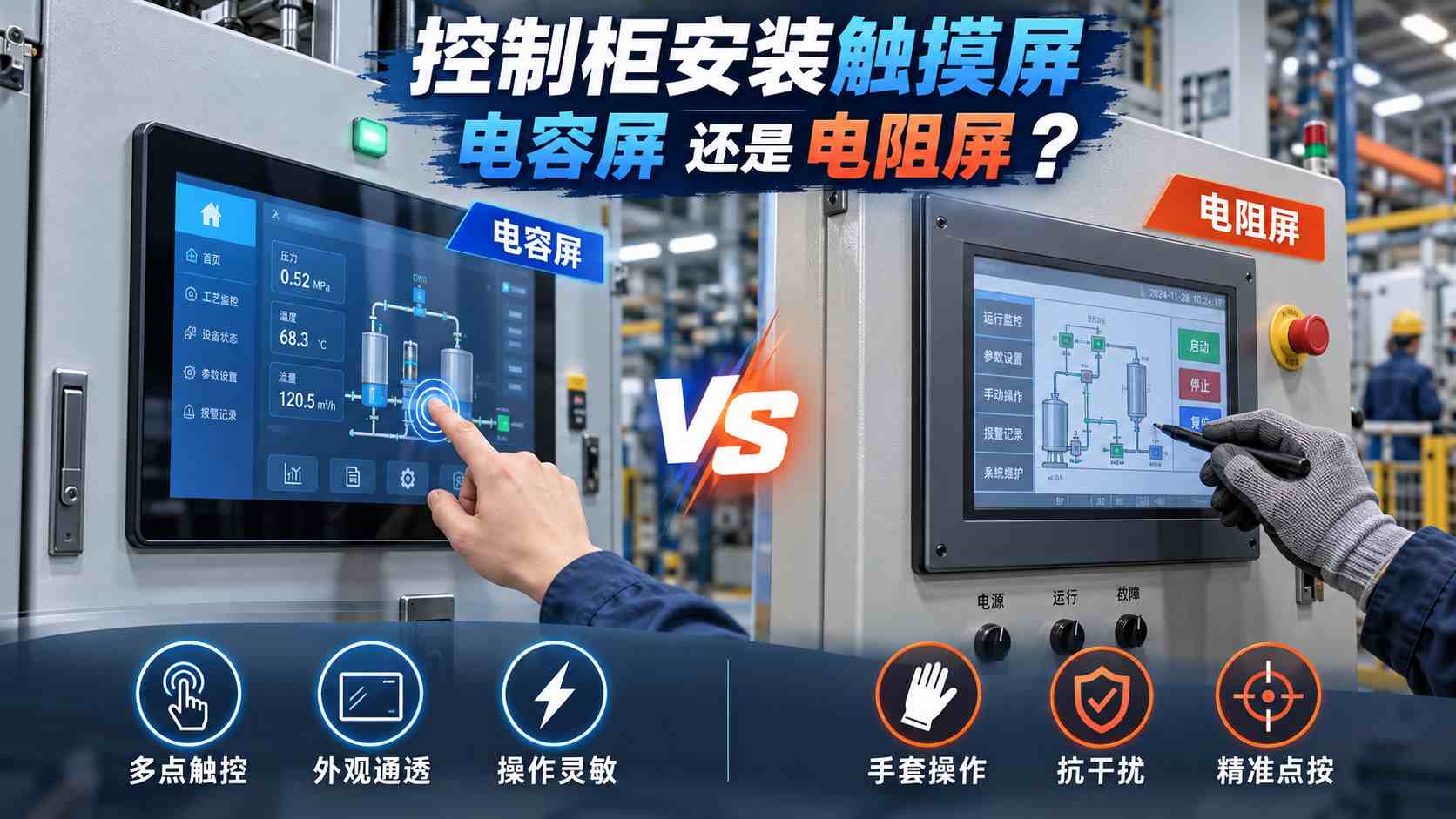安装触摸屏